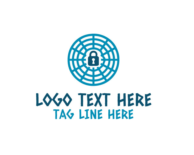 Spider Web Cyber Security Logo