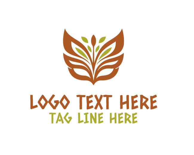 Decorative Mask Art Logo
