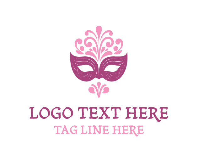 Decorative Mask Symbol Logo