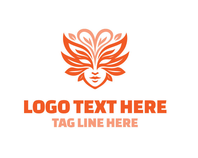 Flat Decorative Mask Logo