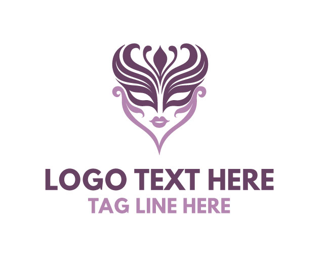 Plain Decorative Mask Logo