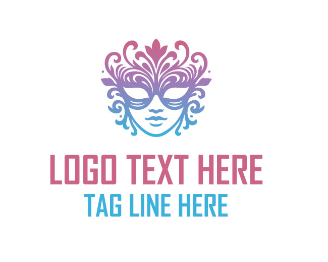 Modern Simple Decorative Mask Logo