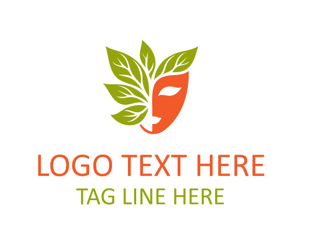 Clean Shape Decorative Mask Logo