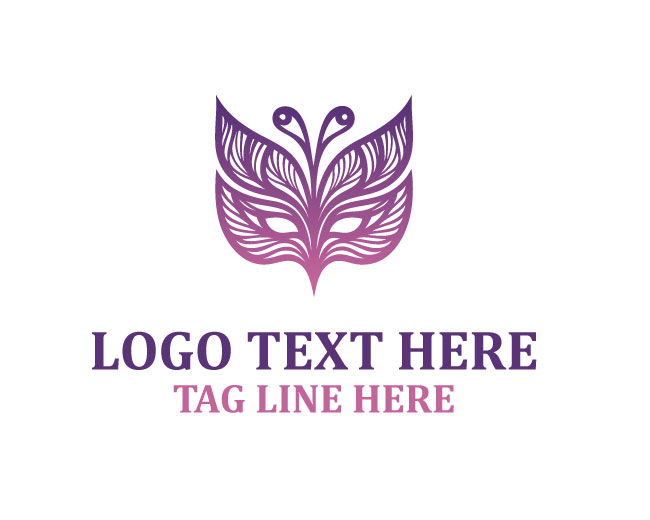 Direct Simple Decorative Mask Logo