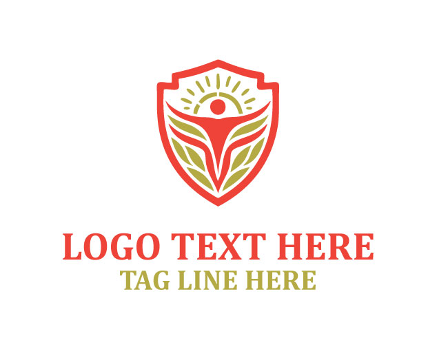 Education Human Figure Academic Logo