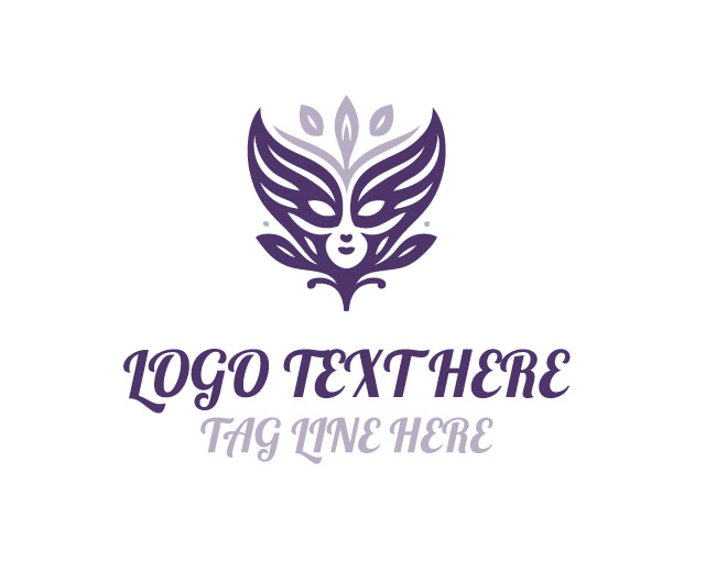 Clear Simple Decorative Mask Logo