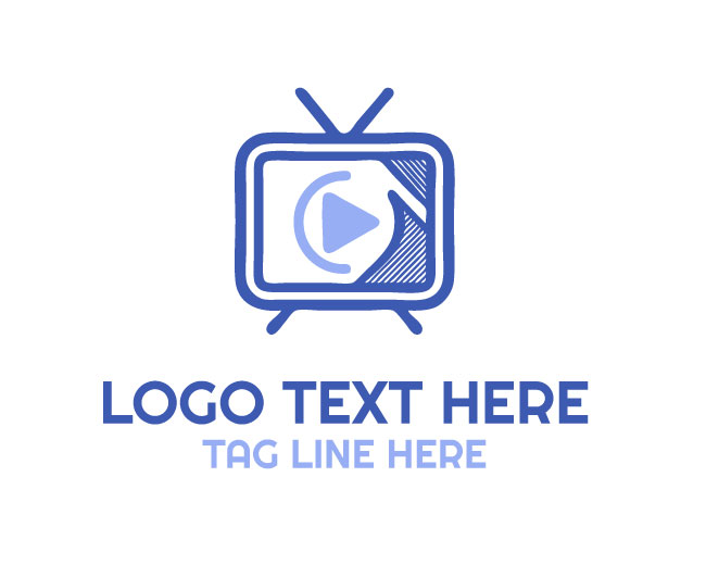 Modern TV Icon Logo