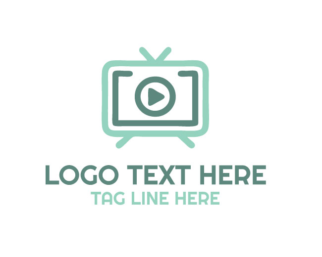 Minimal TV Screen Logo