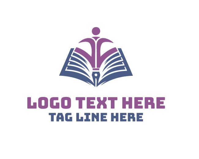 Human Figure Education Book Logo