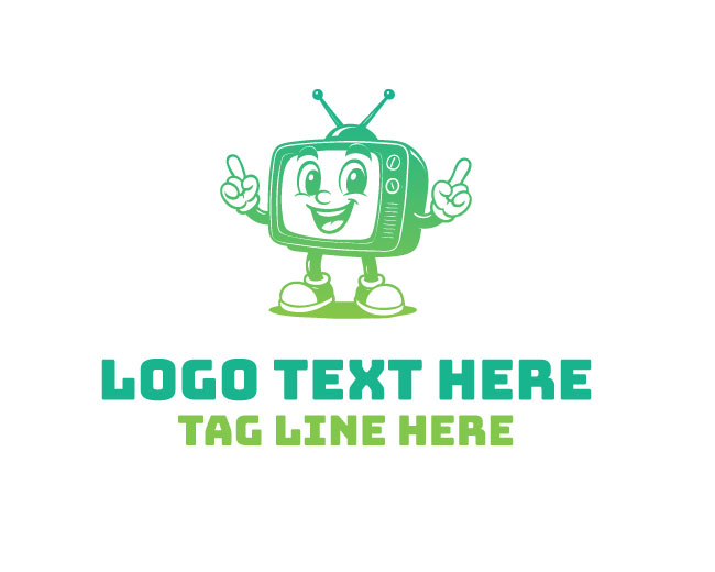 Clean Modern TV Logo