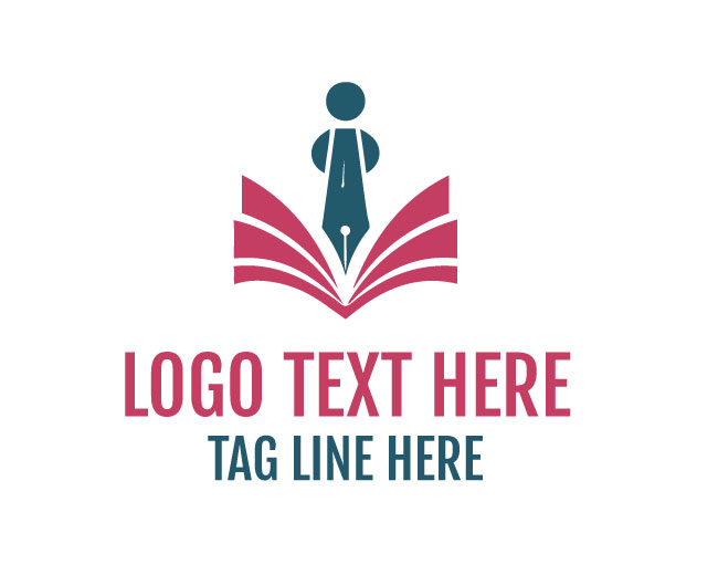 Education Book Academic Growth Logo