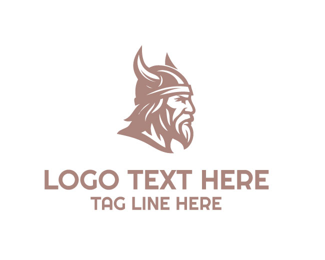 Clean Viking Warrior Logo
