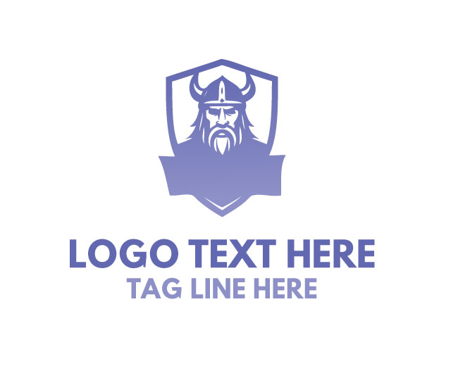 Clean Viking Shield Logo