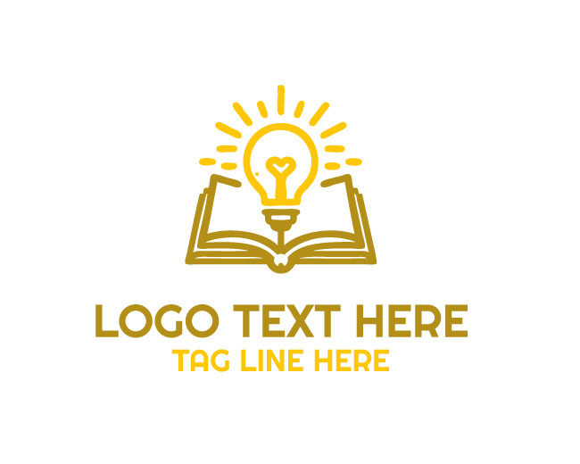 Education Book Idea Logo
