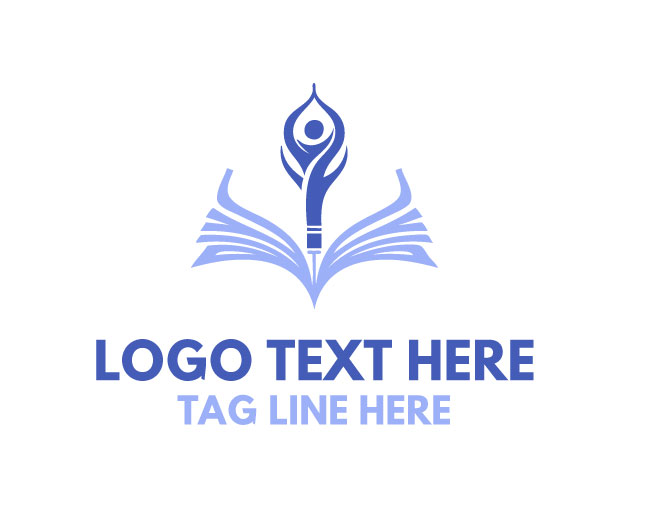Education Book Student Logo