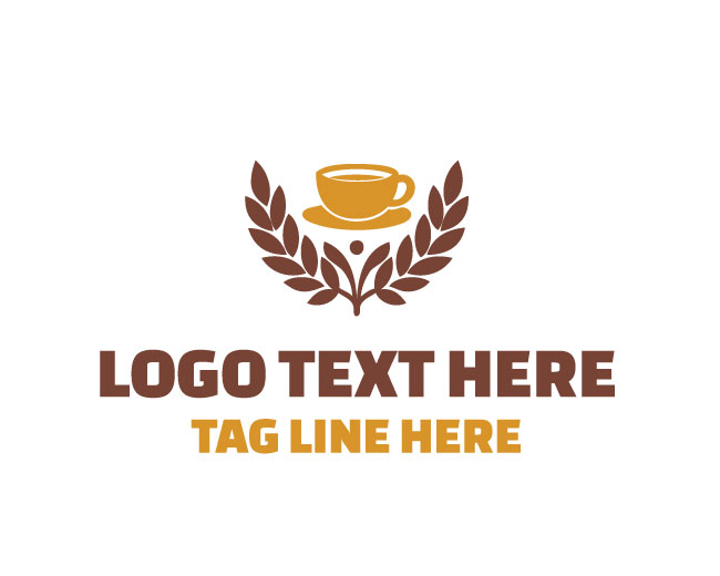 Clean Coffee Cup Logo