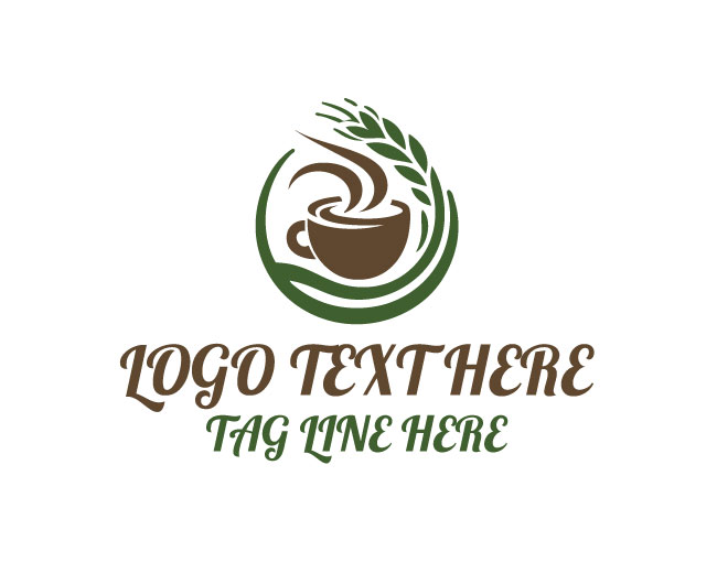 Bold Coffee Cup Logo