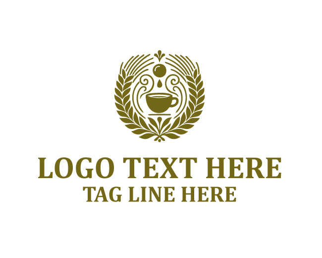 Clear Solid Coffee Cup Logo