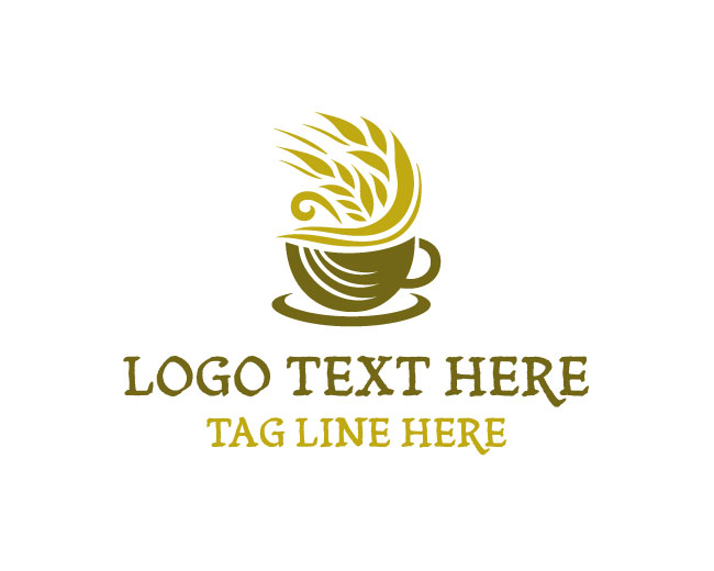 Classic Solid Coffee Cup Logo