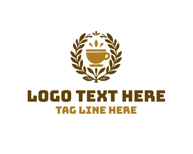 Thick Solid Coffee Cup Logo