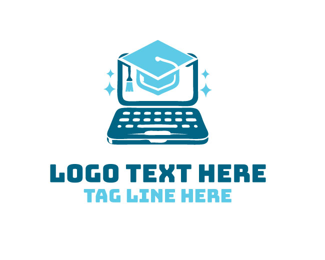 Education Laptop Study Program Logo