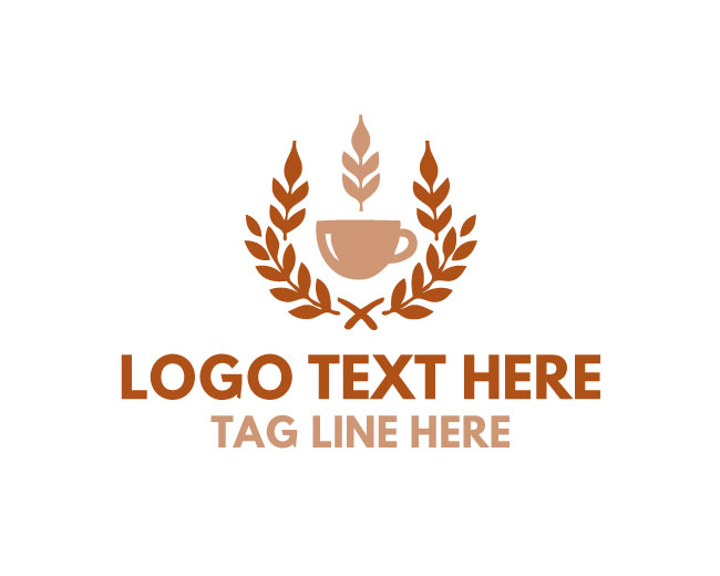 Wide Solid Coffee Cup Logo