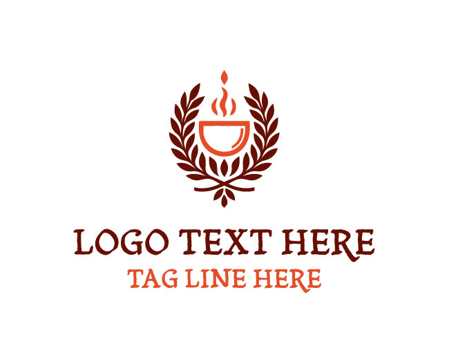 Modern Filled Coffee Cup Logo