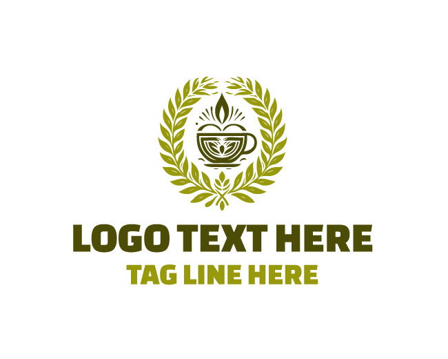 Heavy Solid Coffee Cup Logo