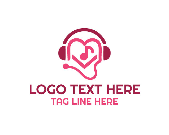 Music Love Note Logo