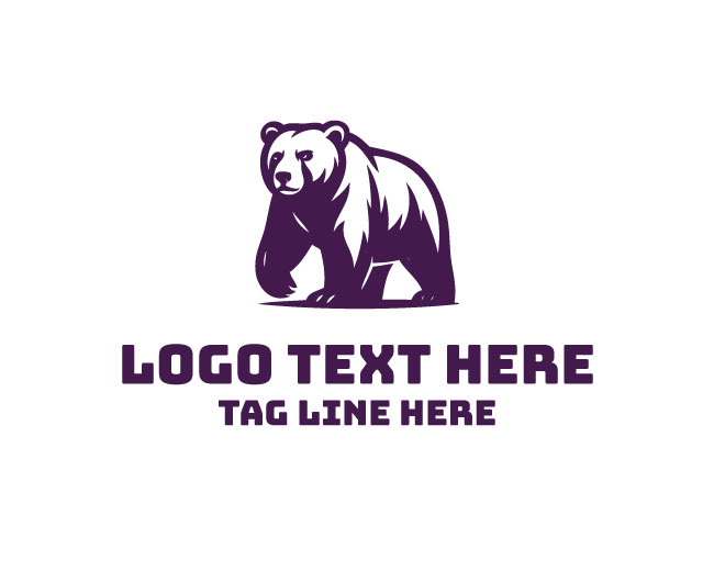 Purple Bear Logo