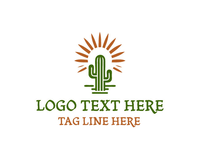 Cactus Rays Growth Logo