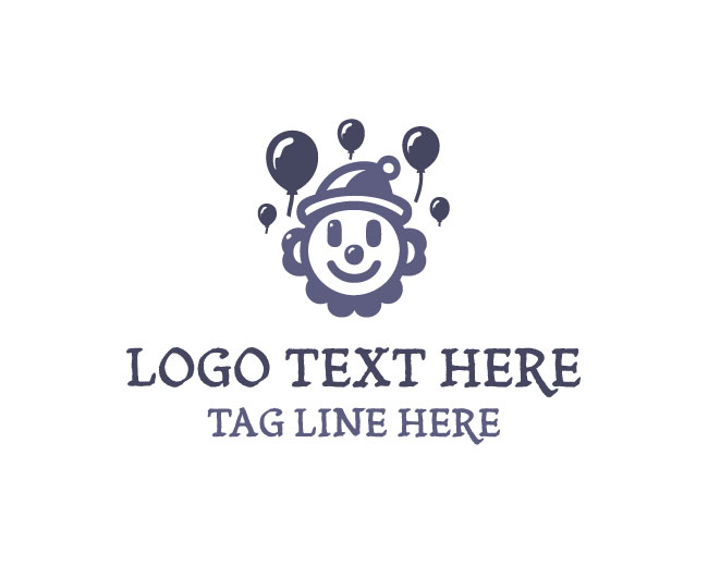 Party Clown Fun Logo
