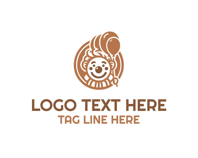 Party Clown Smile Logo