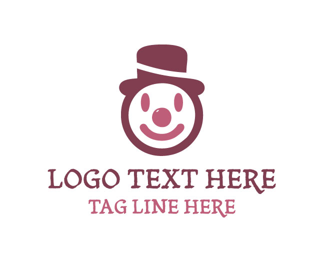 Party Clown Mascot Logo
