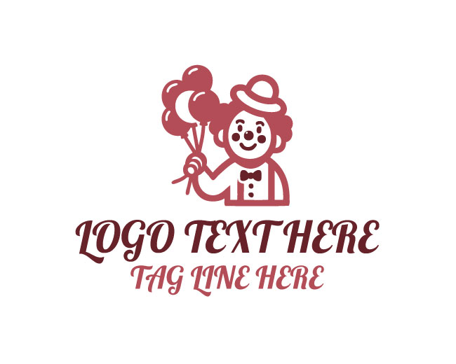Party Clown Celebration Logo