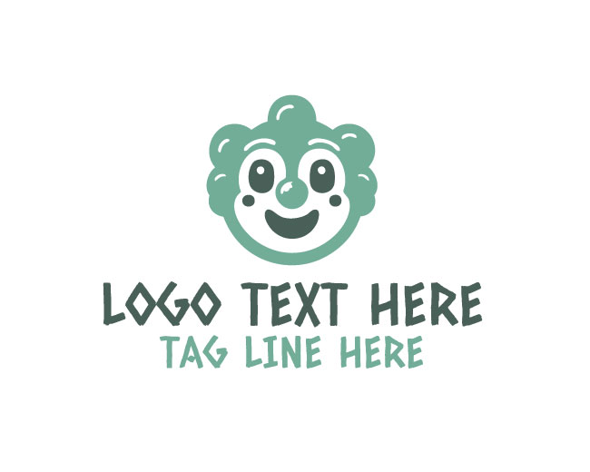Party Clown Colorful Logo