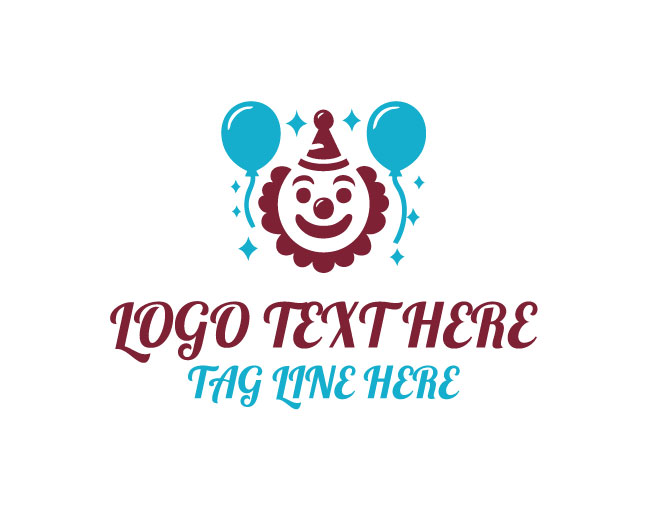 Party Clown Laugh Logo