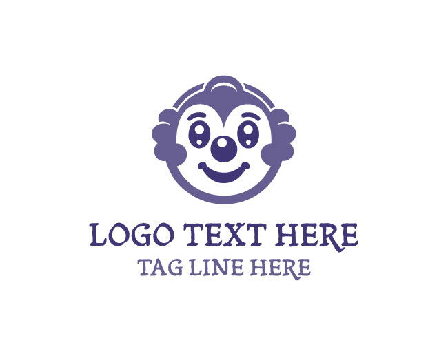 Party Clown Festival Fun Logo