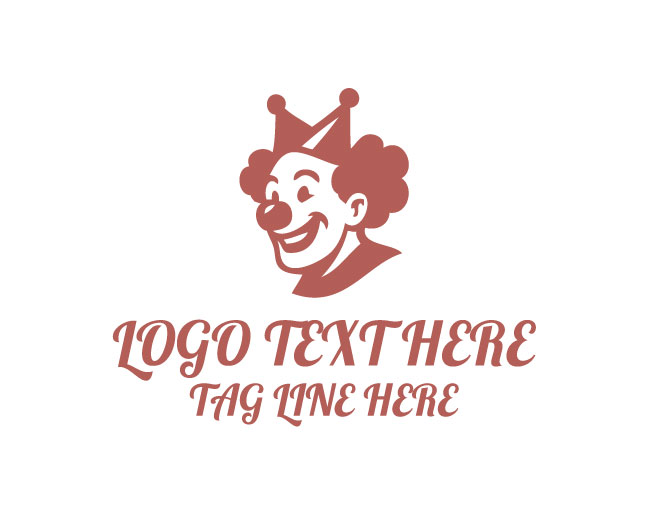 Party Clown Kids Fun Logo