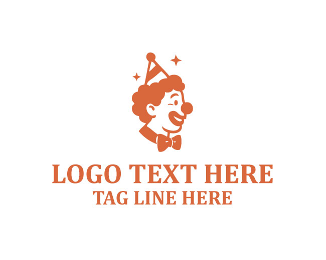 Party Clown Celebration Fun Logo