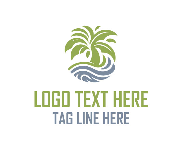 Palm Tree Dual Logo