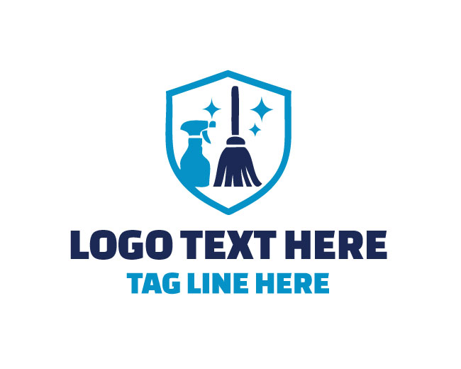 Spray Bottle Cleaning Logo