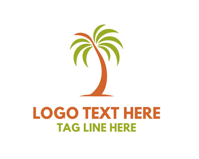 Palm Tree Luxury Logo