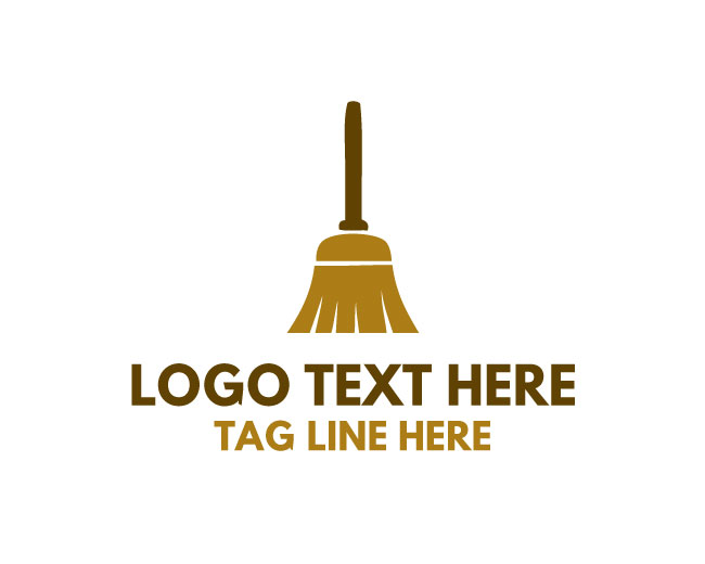 Cleaning Broom Logo