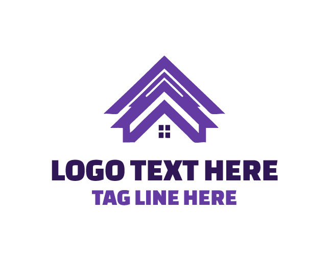  Abstract Roofing Icon Logo