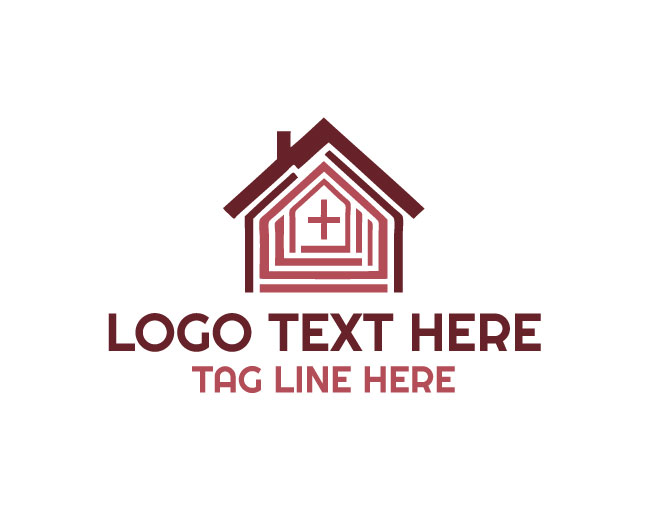  Abstract Roofing Structure Logo