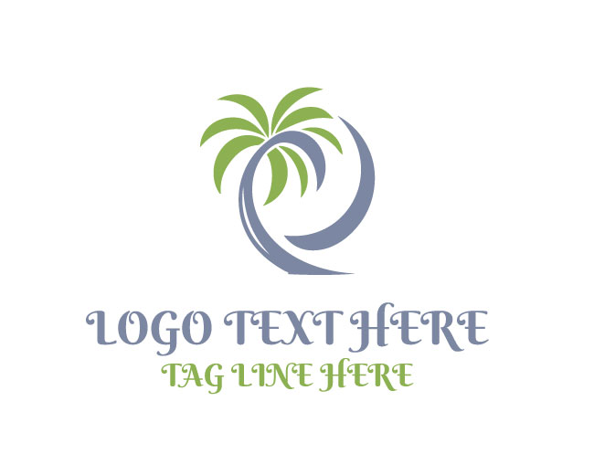 Palm Tree Horizon Logo