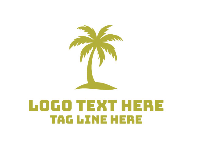 Palm Tree Holiday Logo