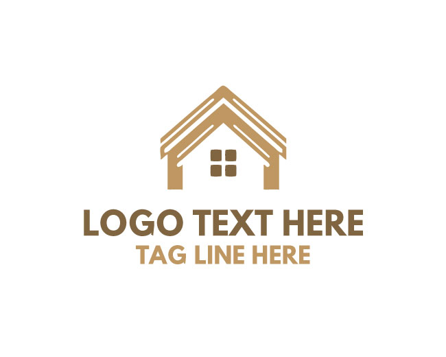  Abstract Roofing Property Logo