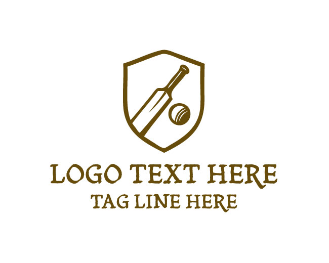 Cricket Bat Swing Logo